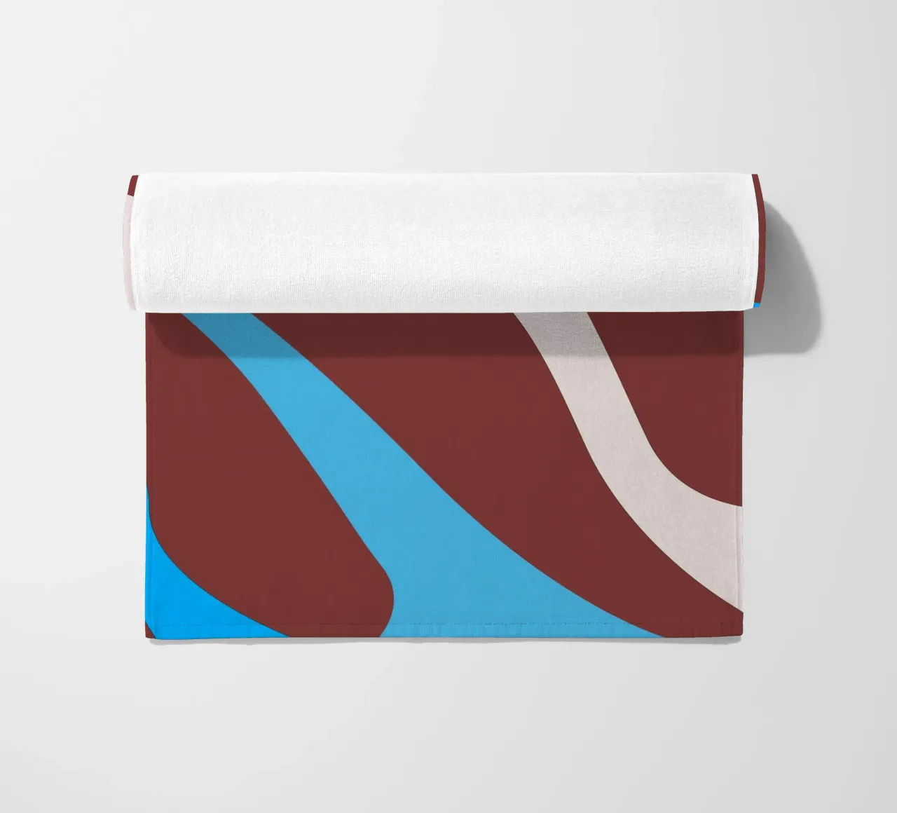 linee ondulate casuali telo mare da pastel color shape
