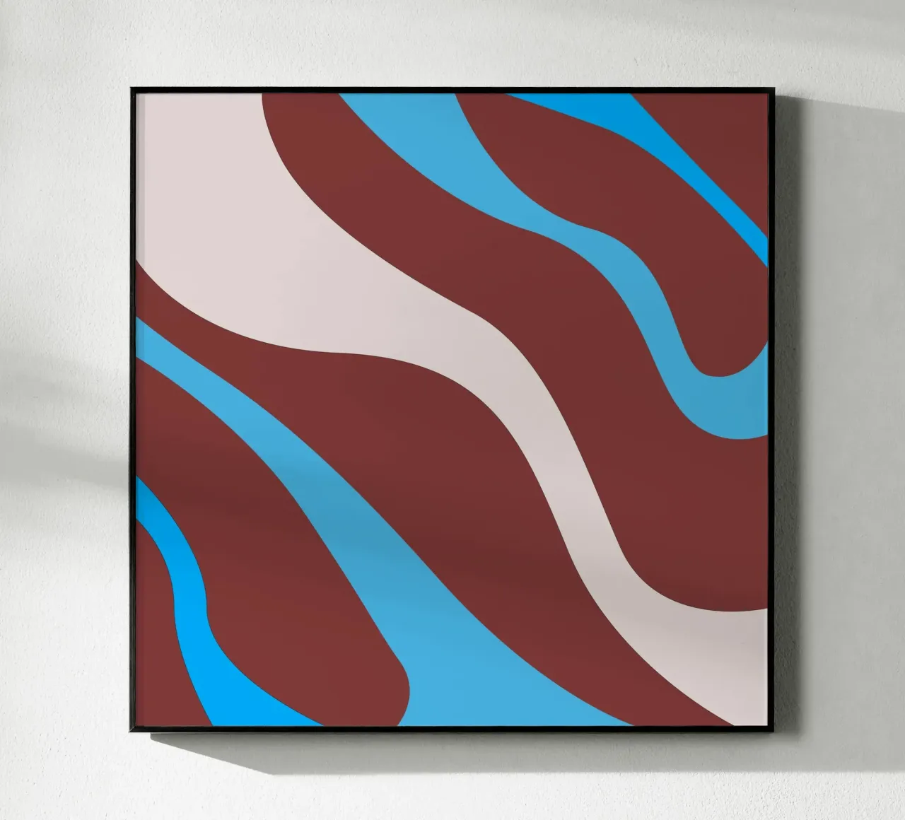 linee ondulate casuali plexiglass da pastel color shape