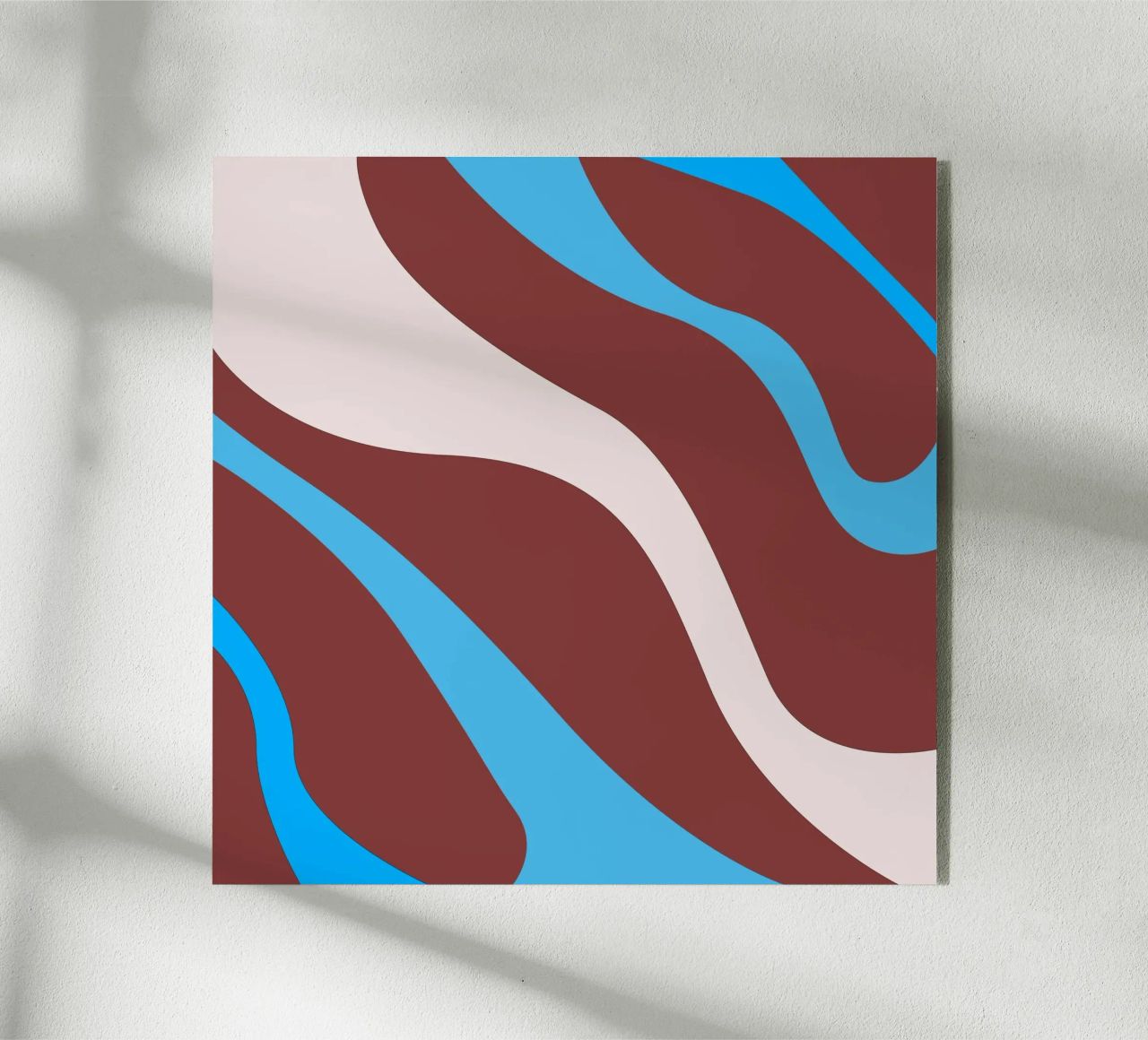 linee ondulate casuali plexiglass da pastel color shape