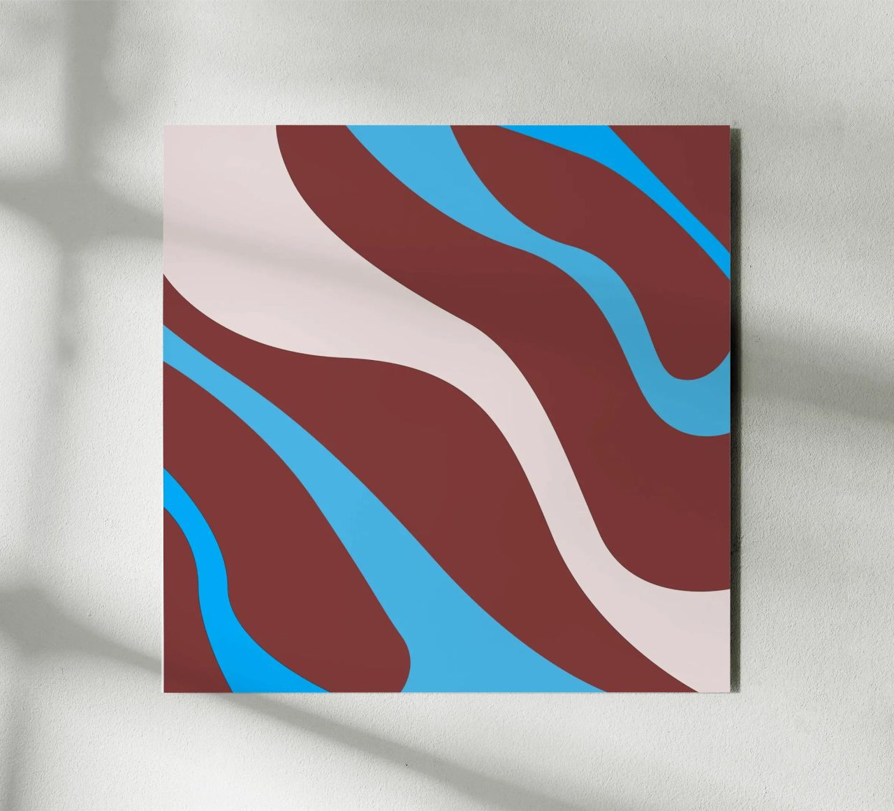 linee ondulate casuali alluminio dibond da pastel color shape