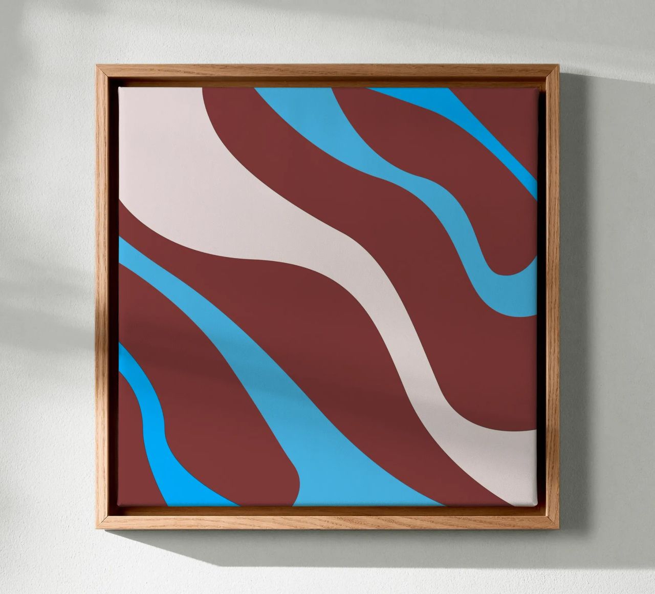 linee ondulate casuali tela da pastel color shape