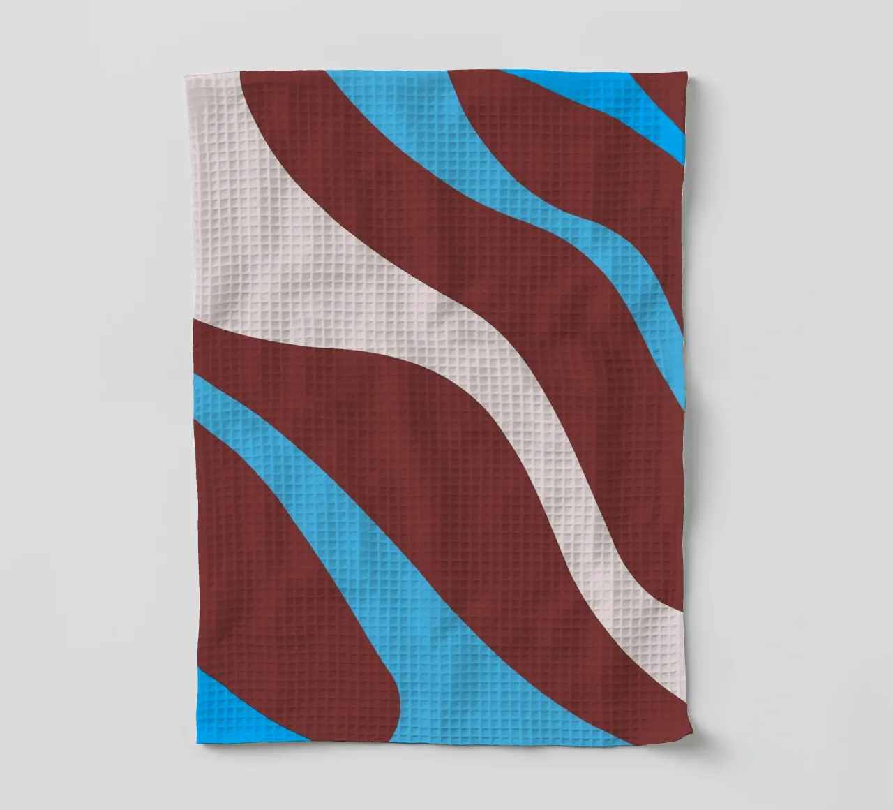 linee ondulate casuali canovaccio da cucina da pastel color shape
