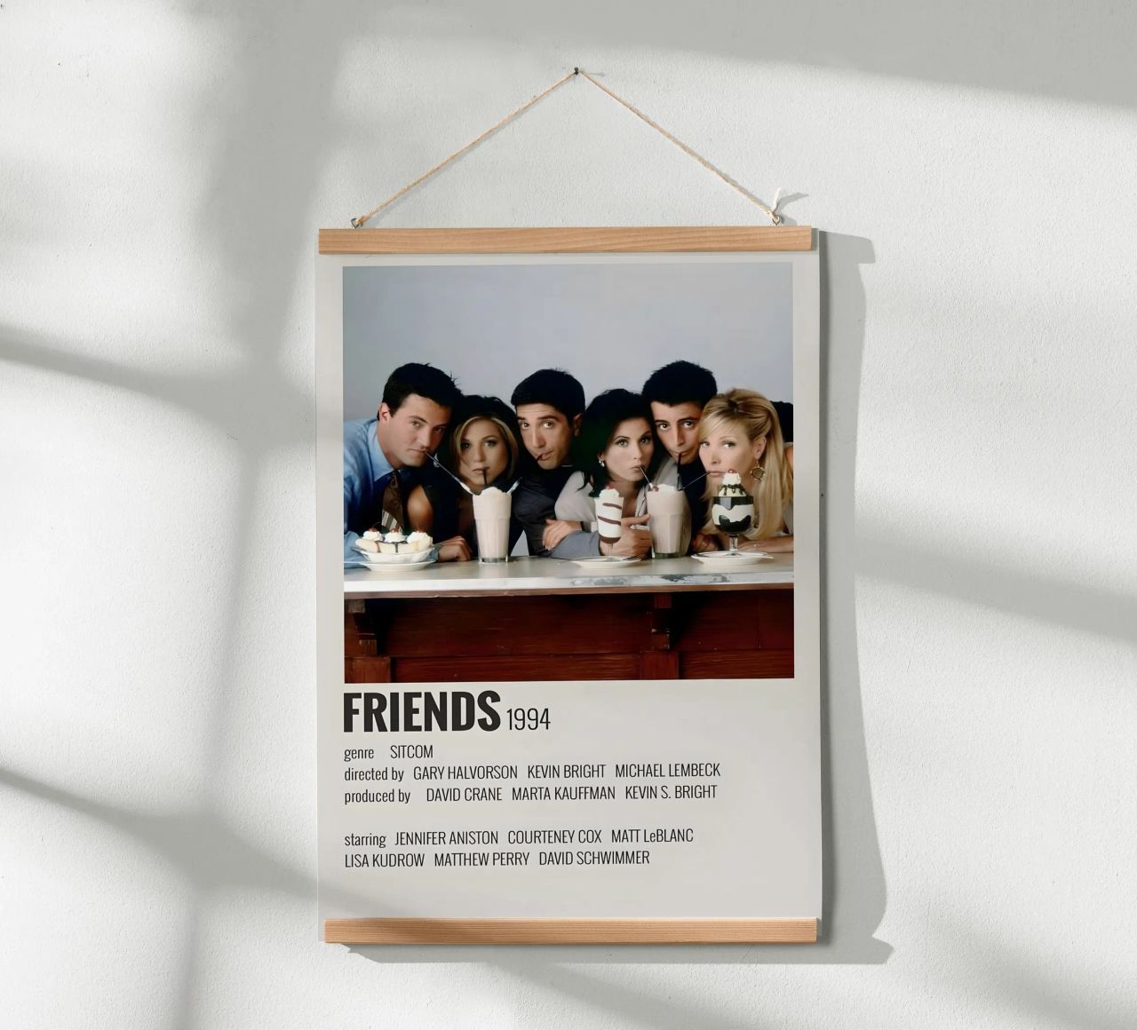 FRIENDS 1994 poster con marco de plástico de MVFminimalist