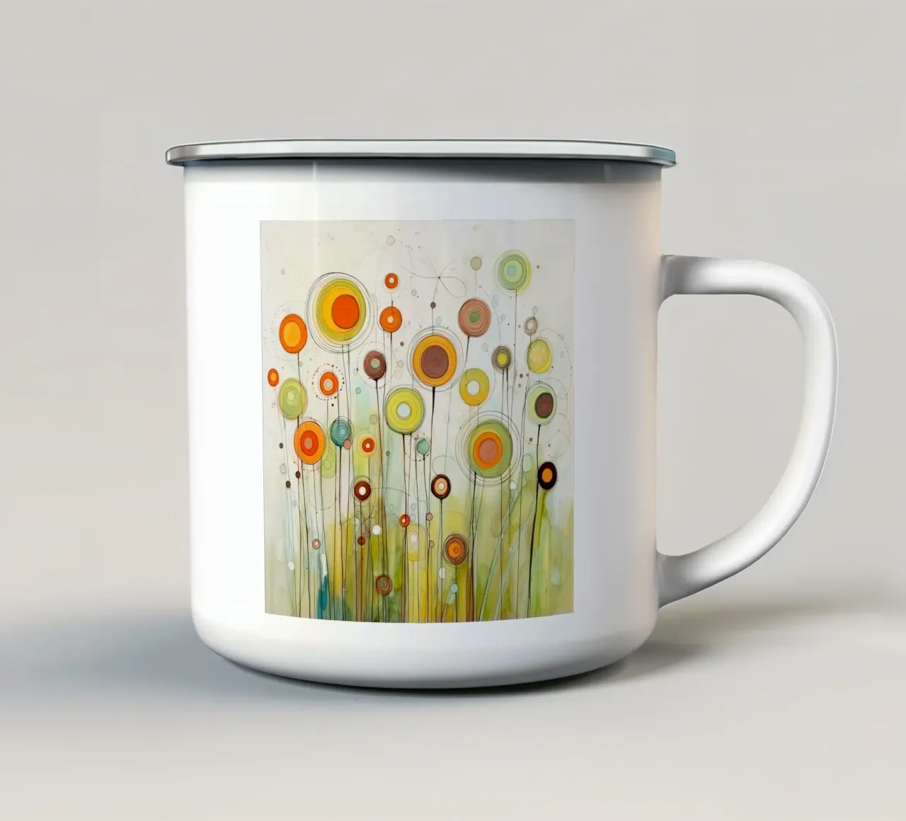 Arte da parete di Imagine tazza in smalto da Imagine