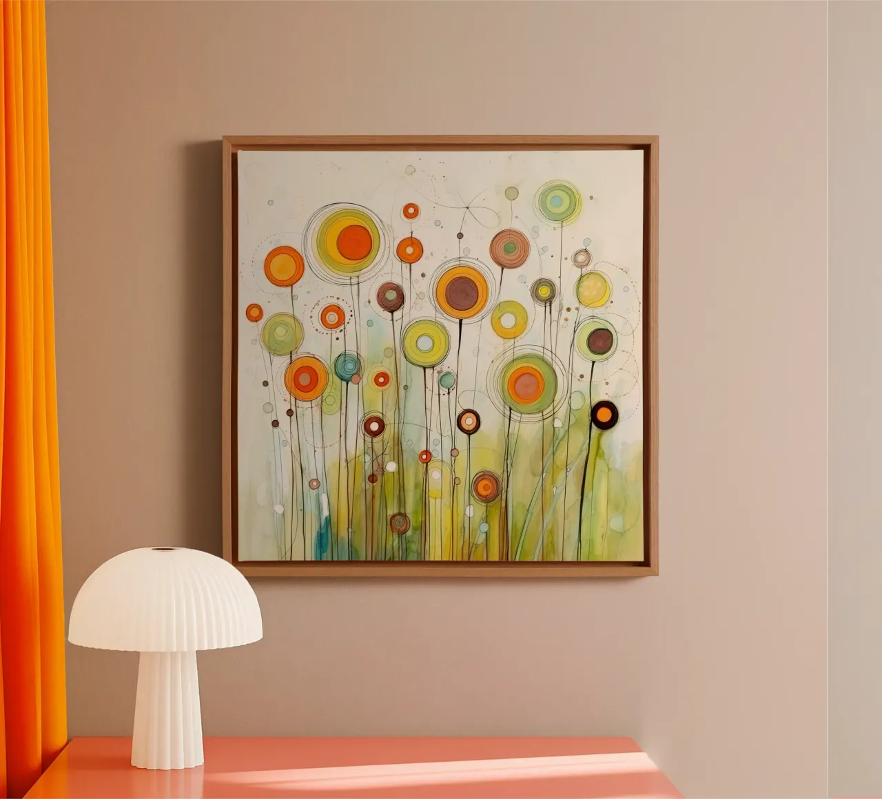 Wall-art by Imagine canvas with Floater frame by Imagine