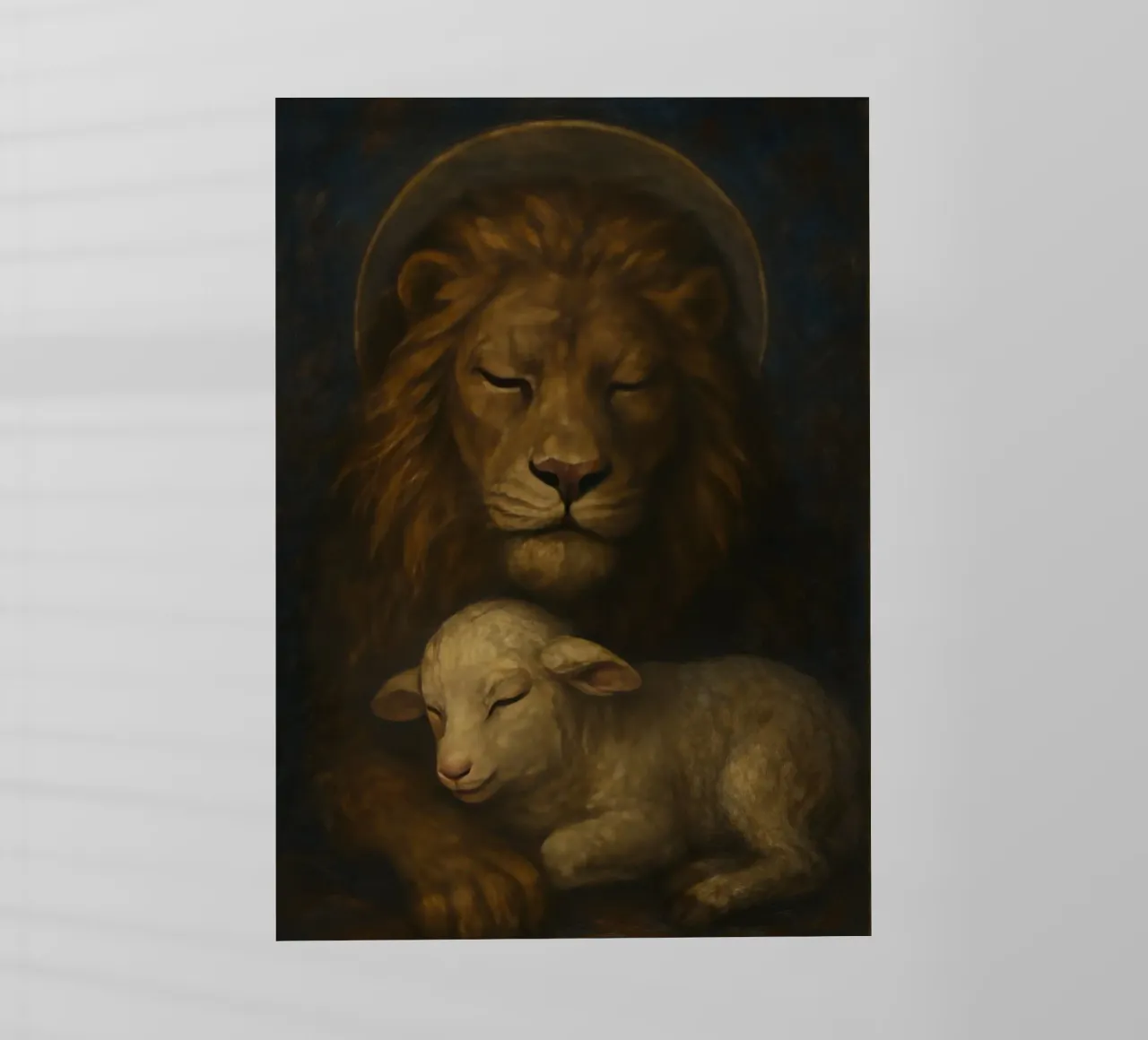 The Lion and the Lamb pellicola backlit da LisaArtes