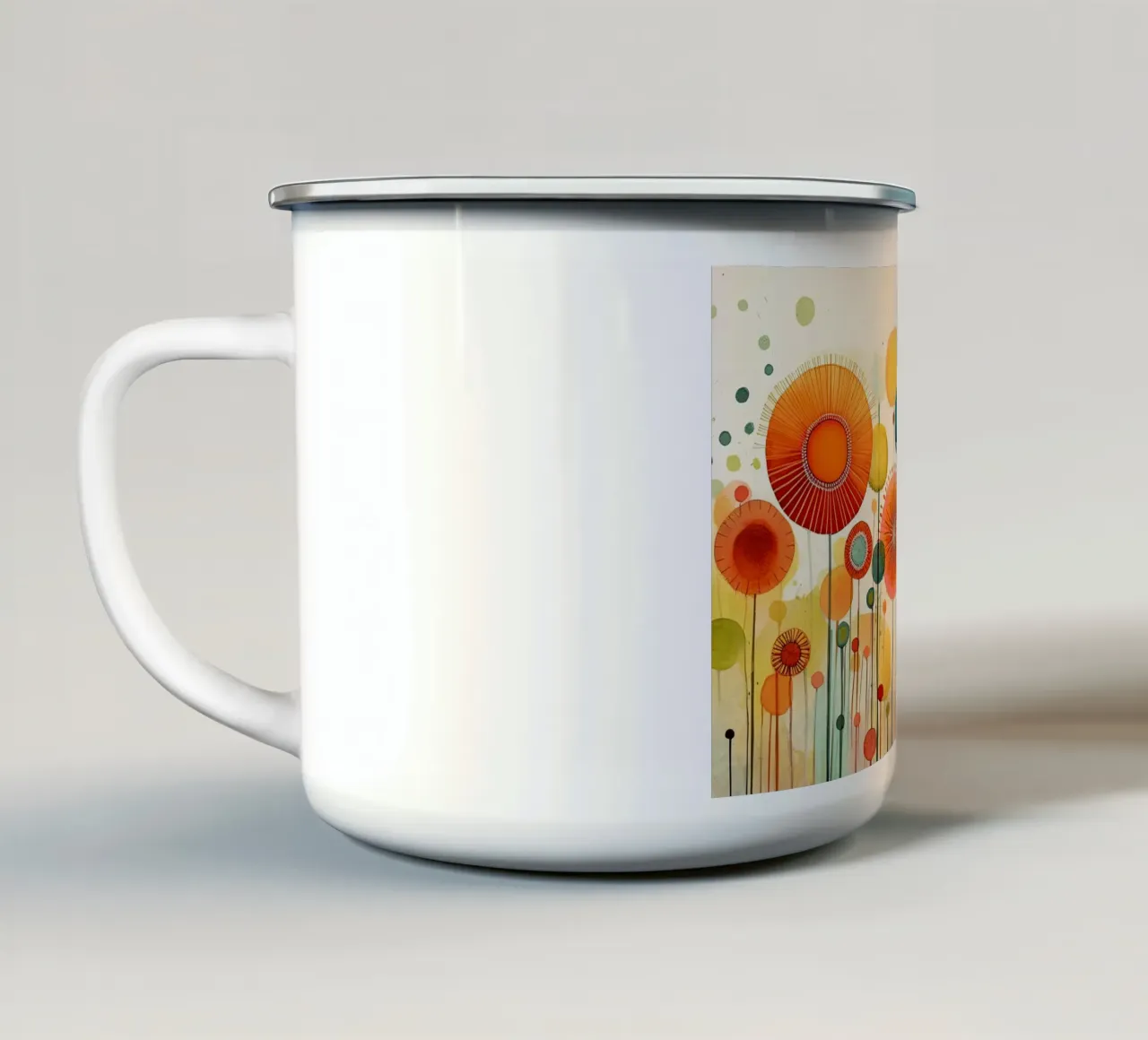 Arte da parete di Imagine tazza in smalto da Imagine