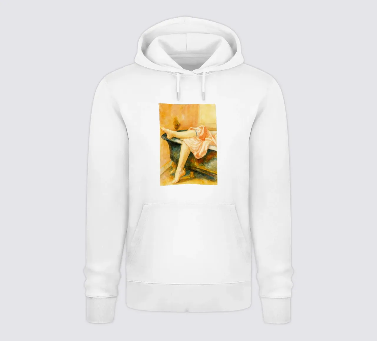 bella gamba in bagno felpa con cappuccio da pakazi