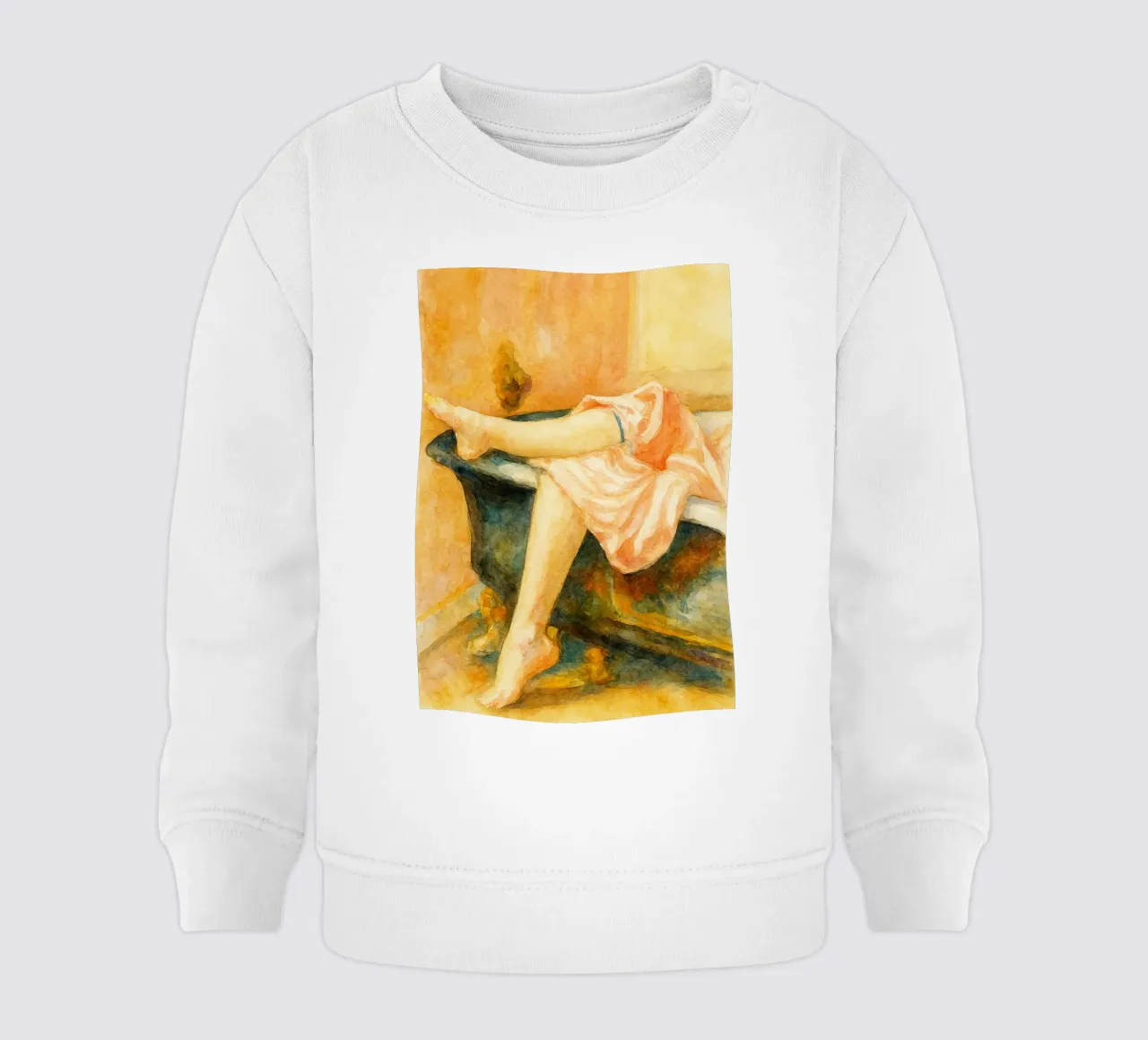 bella gamba in bagno felpa neonato da pakazi