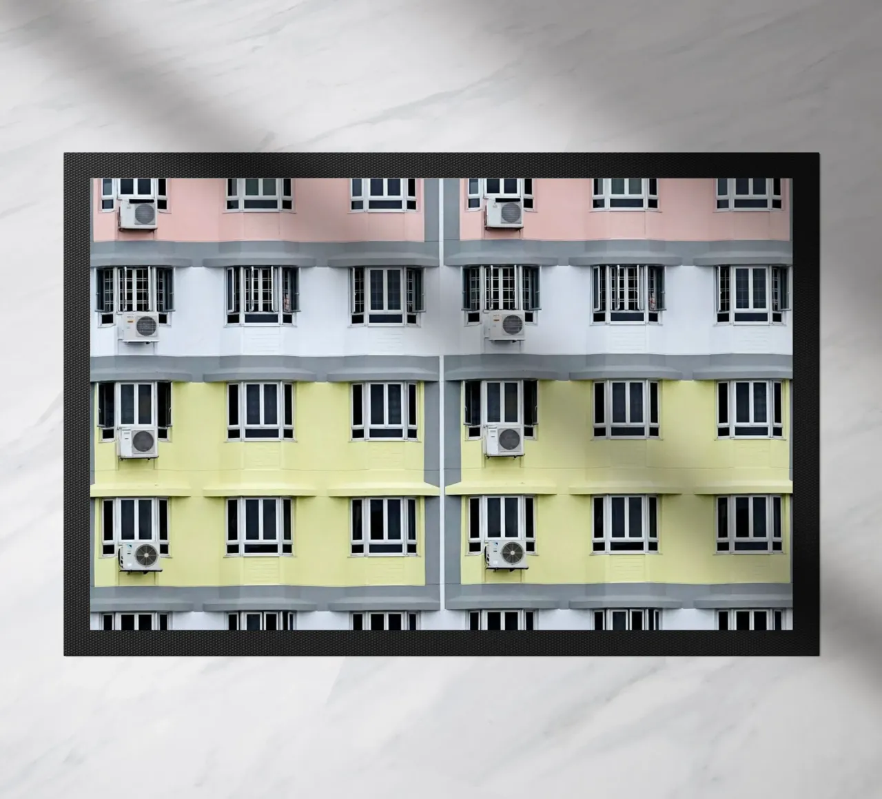 balconi residenziali zerbino da pastel color shape