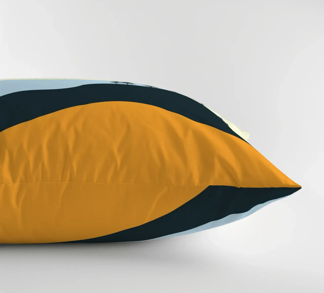 paesaggio silhouette luce solare cuscino da pastel color shape