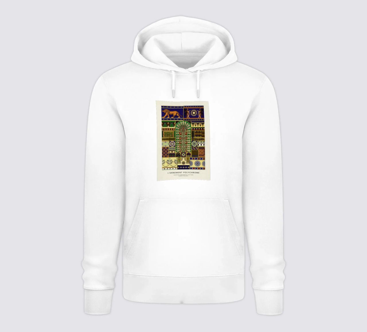 Racinet -  Assyrian Ornamental Pattern sudadera con capucha de Vintage by JUNIQE