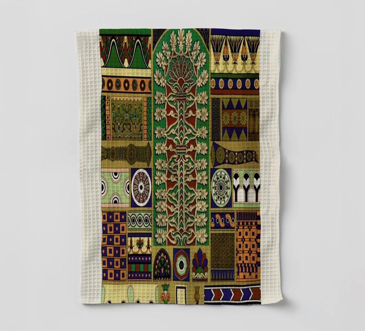 Racinet -  Assyrian Ornamental Pattern torchon de Vintage by JUNIQE