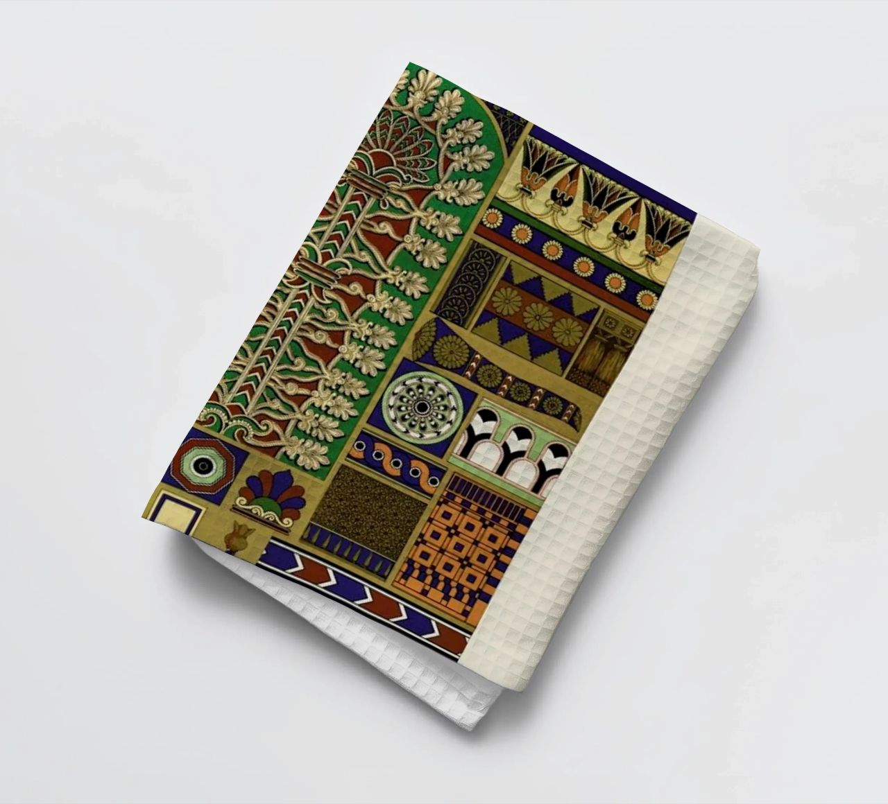 Racinet -  Assyrian Ornamental Pattern torchon de Vintage by JUNIQE