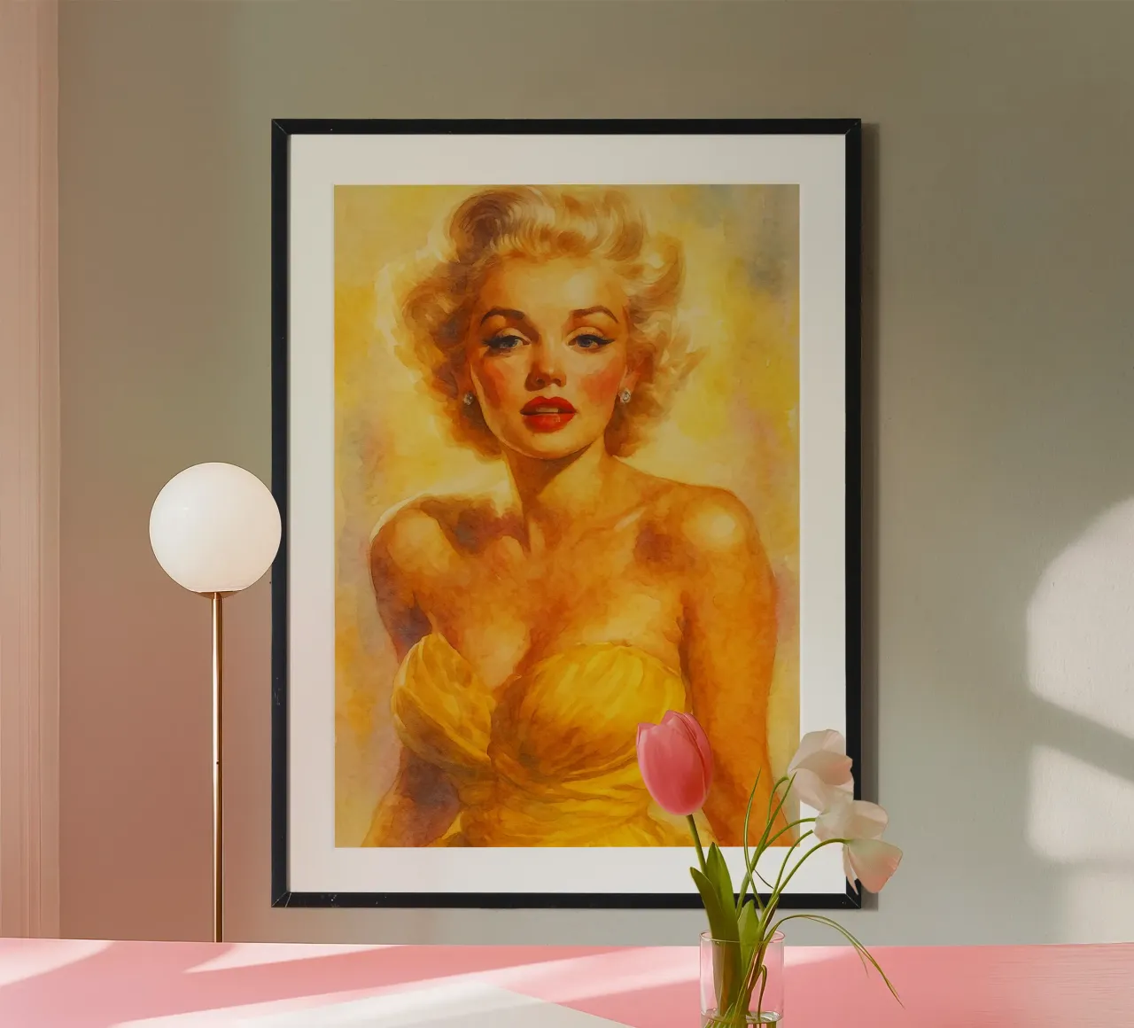 bella donna pittura classica retrò poster da pakazi