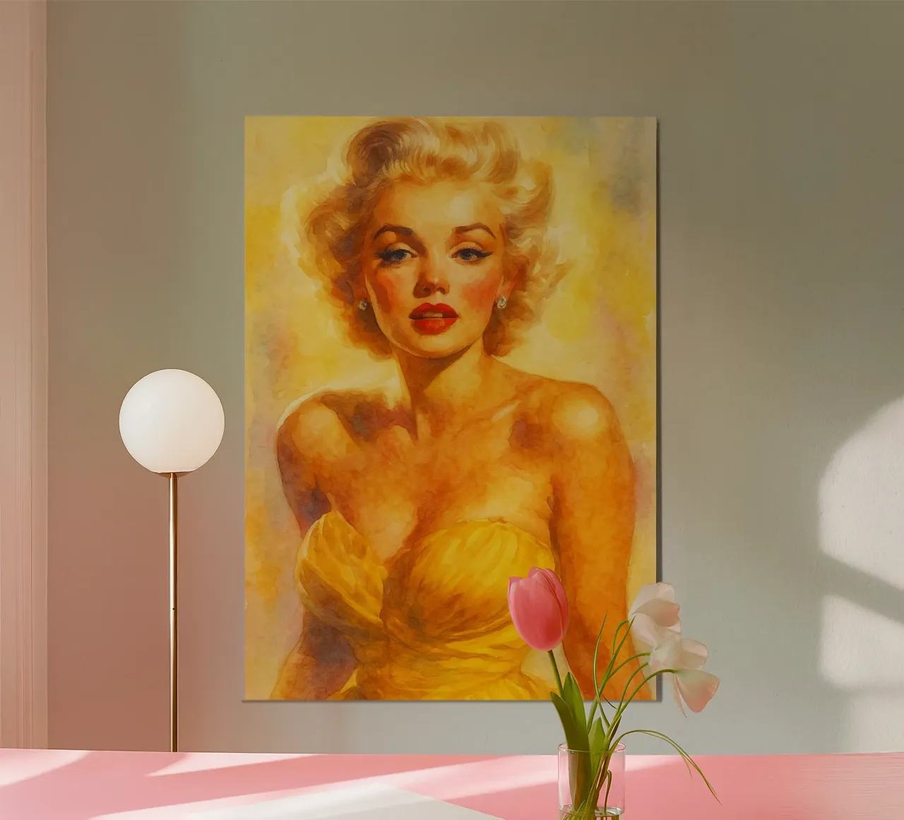 bella donna pittura classica retrò poster da pakazi