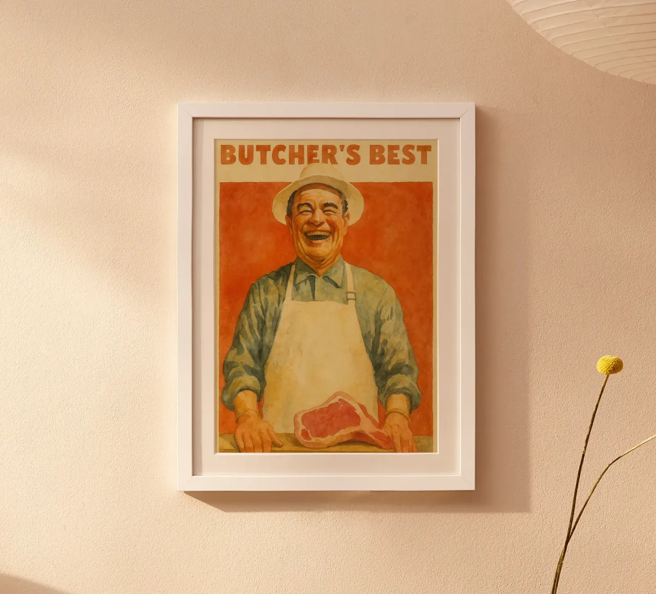 carniceros mejor chef dibujo retro hahnemühle de pakazi
