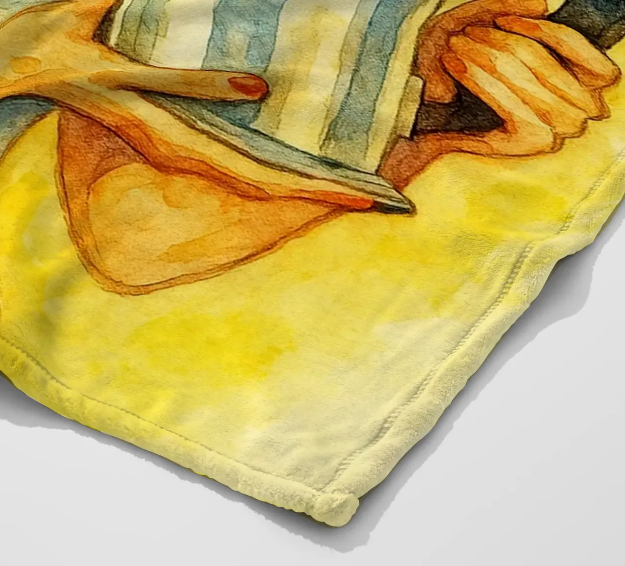 birra fresca ogni mattina donne sorridono pittura classica retrò coperta in pile da pakazi