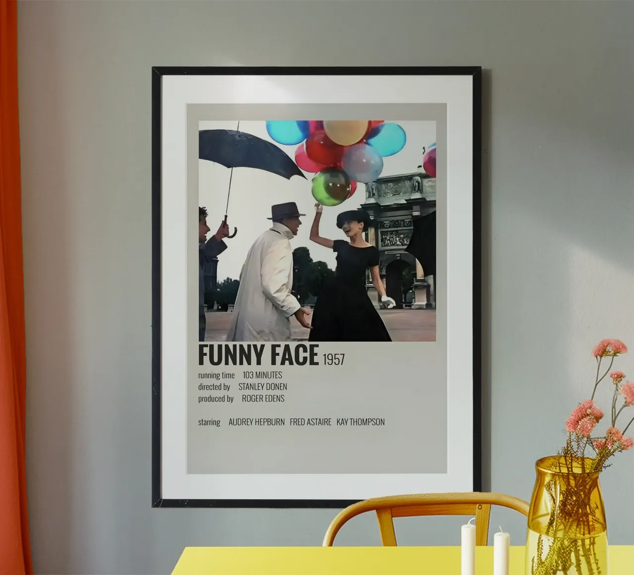FUNNY FACE 1957 poster da MVFminimalist