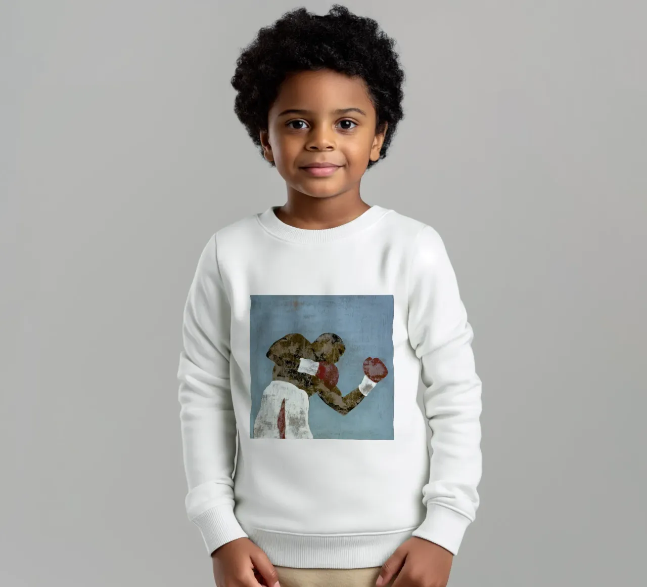Boxer 1 felpa bambino da Andy Bridge