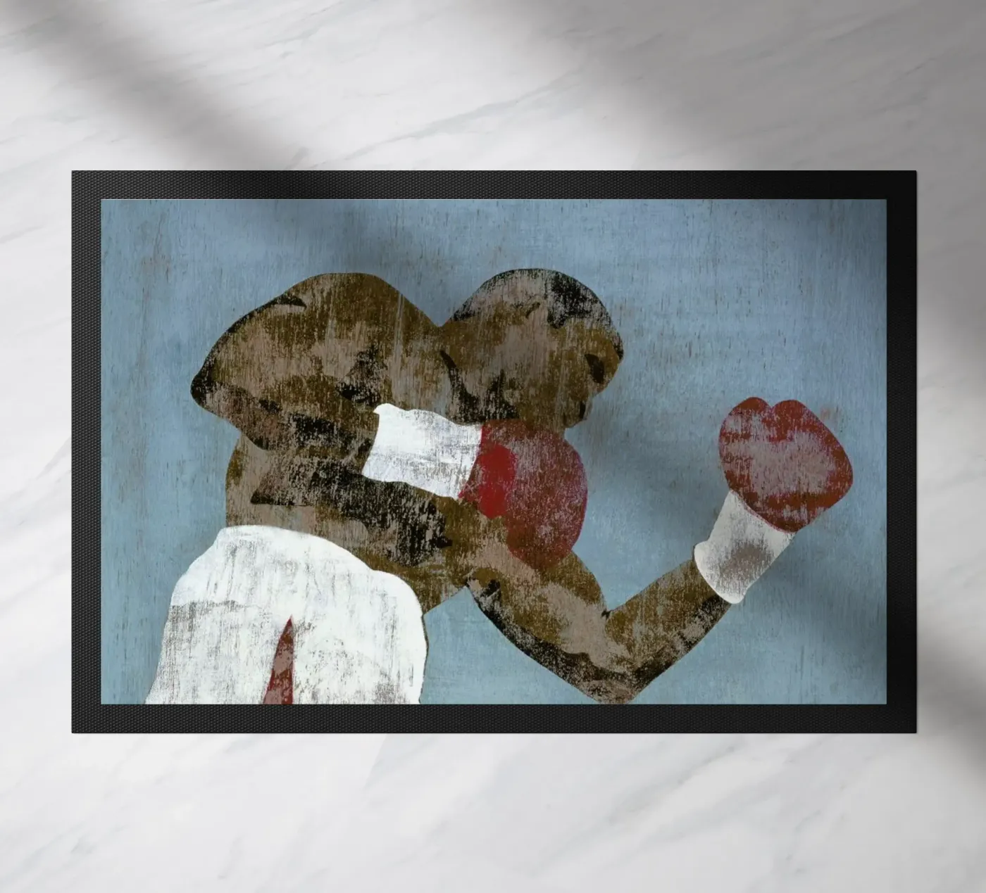 Boxer 1 doormat by Andy Bridge