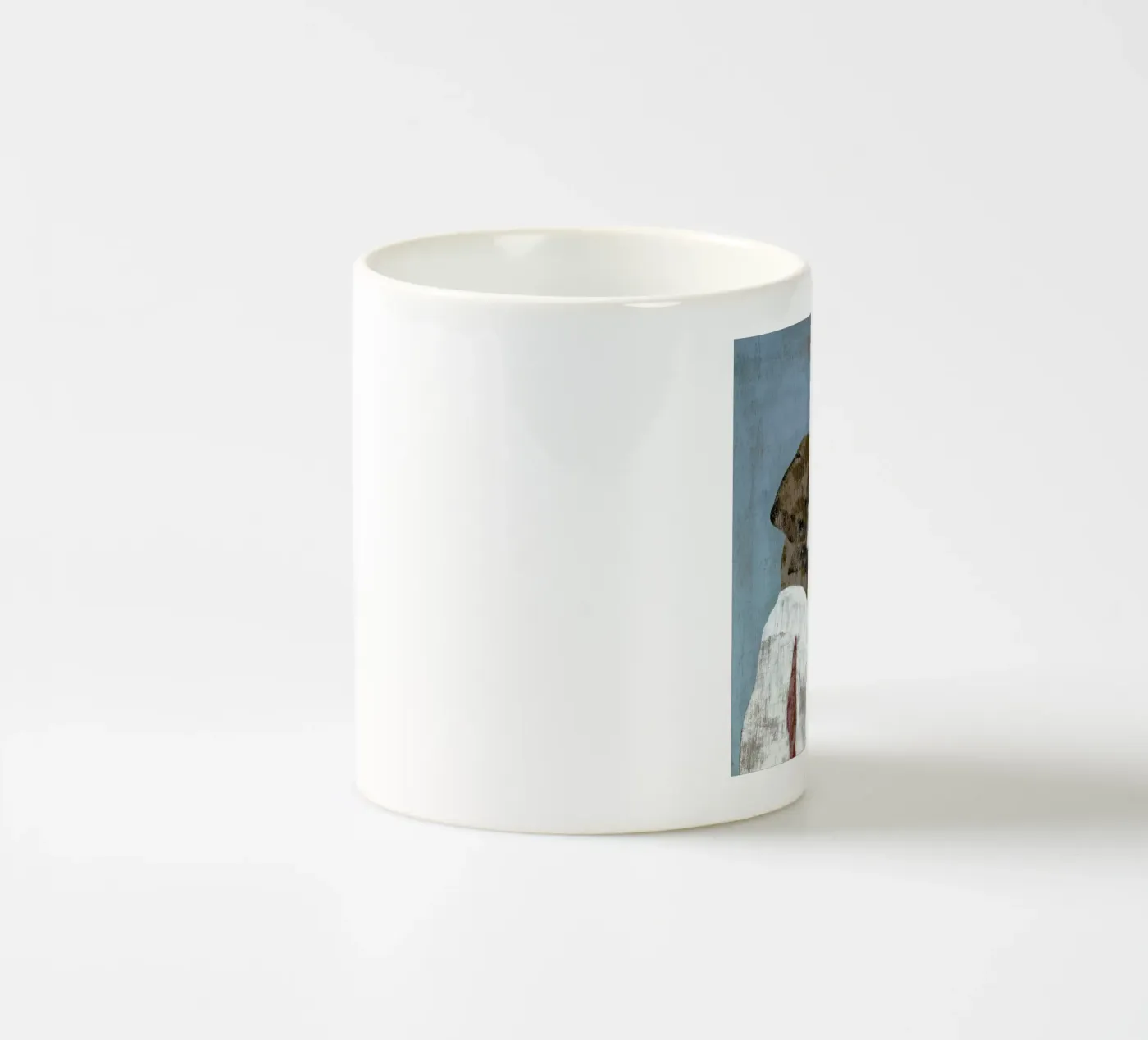 Boxer 1 ceramic mug by Andy Bridge