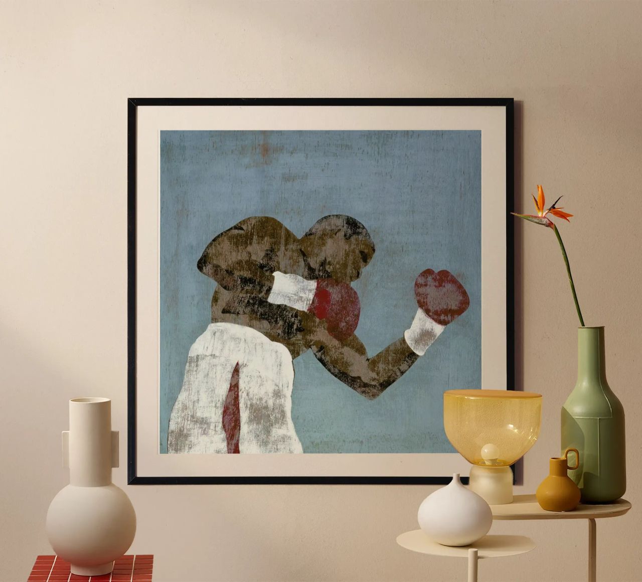 Boxer 1 Poster von Andy Bridge