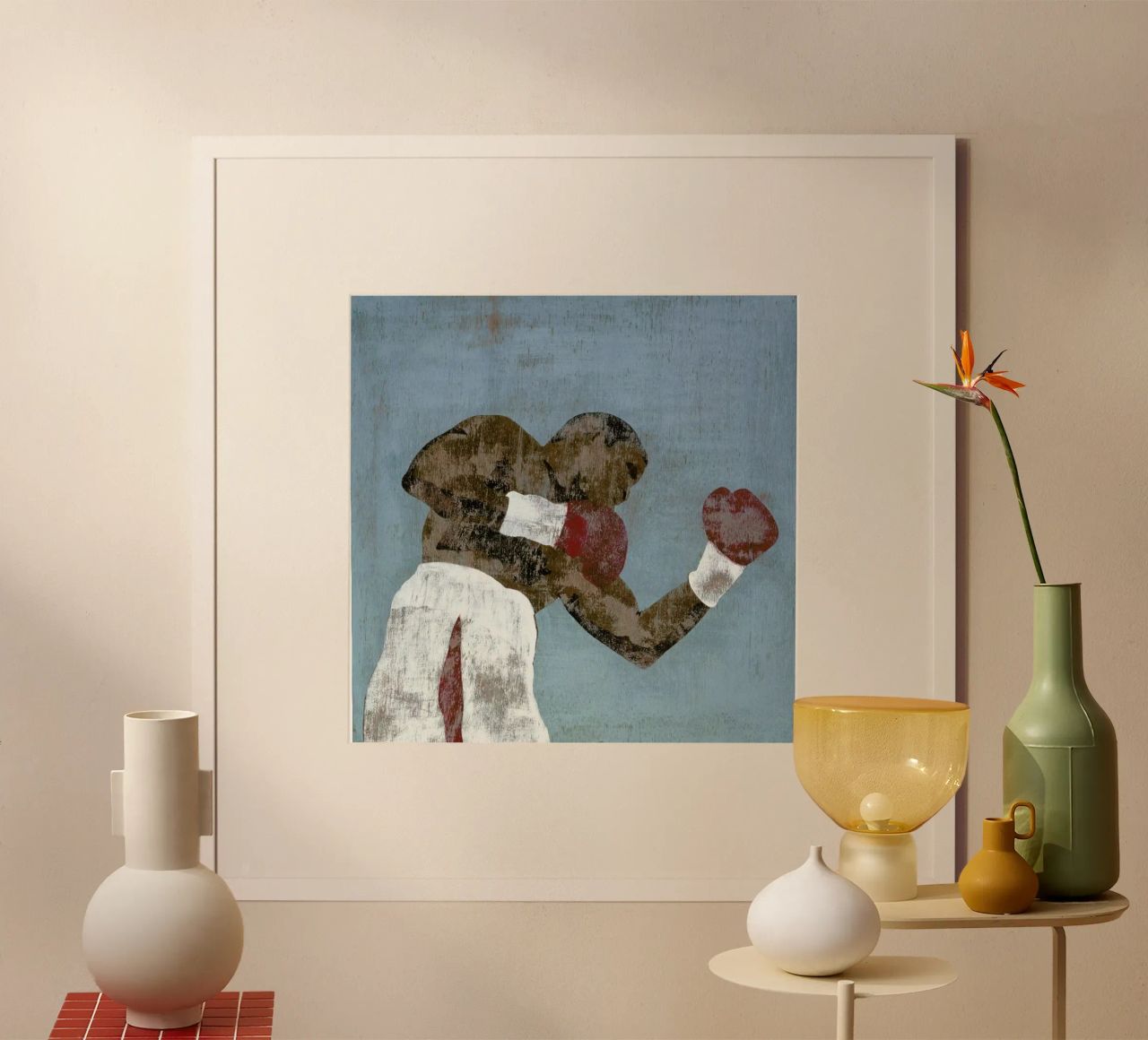 Boxer 1 Poster von Andy Bridge