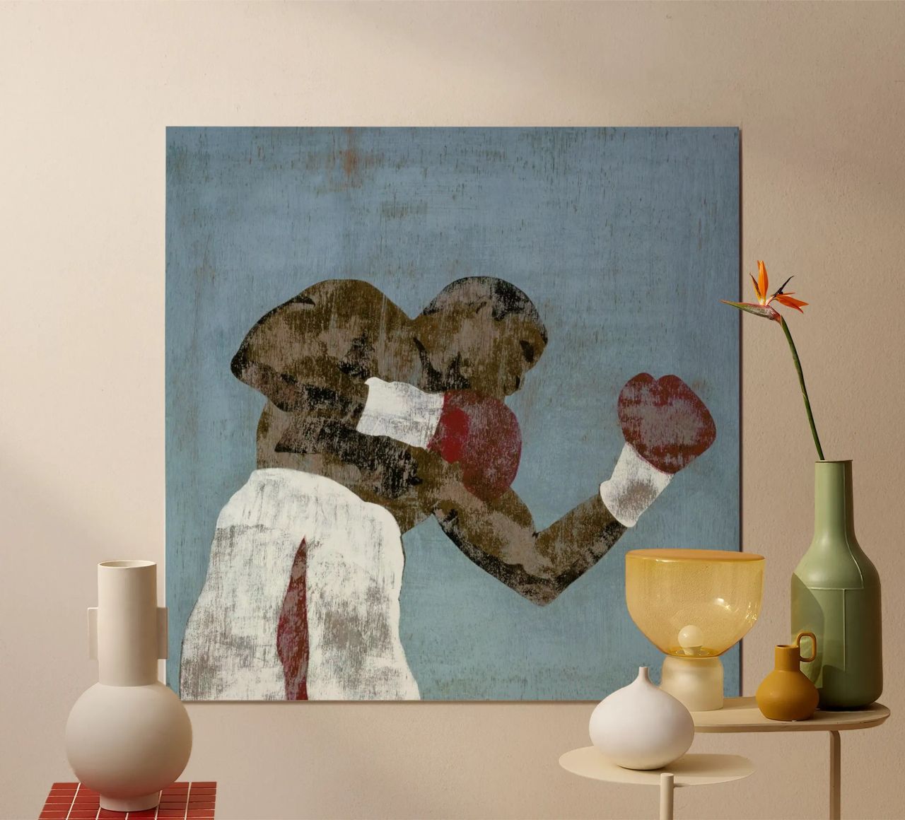 Boxer 1 Poster von Andy Bridge