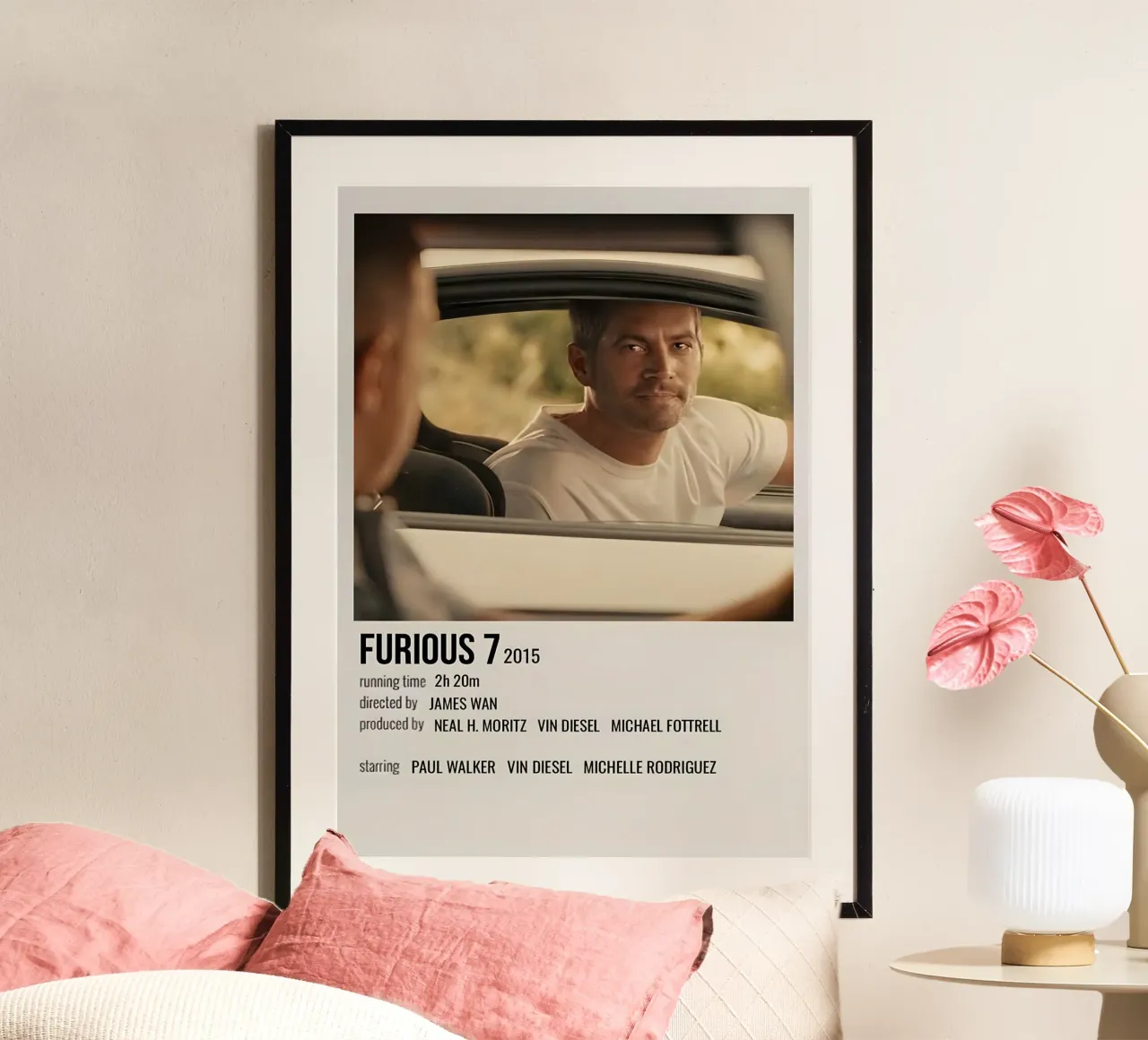 FURIOUS 7 2015 hahnemühle by MVFminimalist
