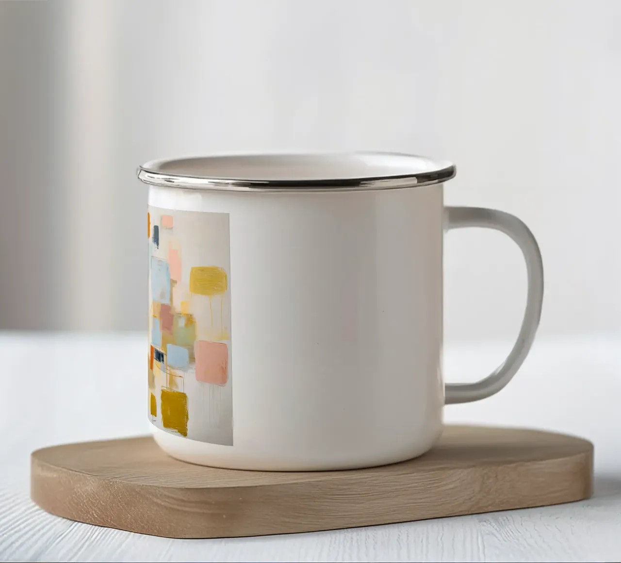 Arte da parete di Imagine tazza in smalto da Imagine