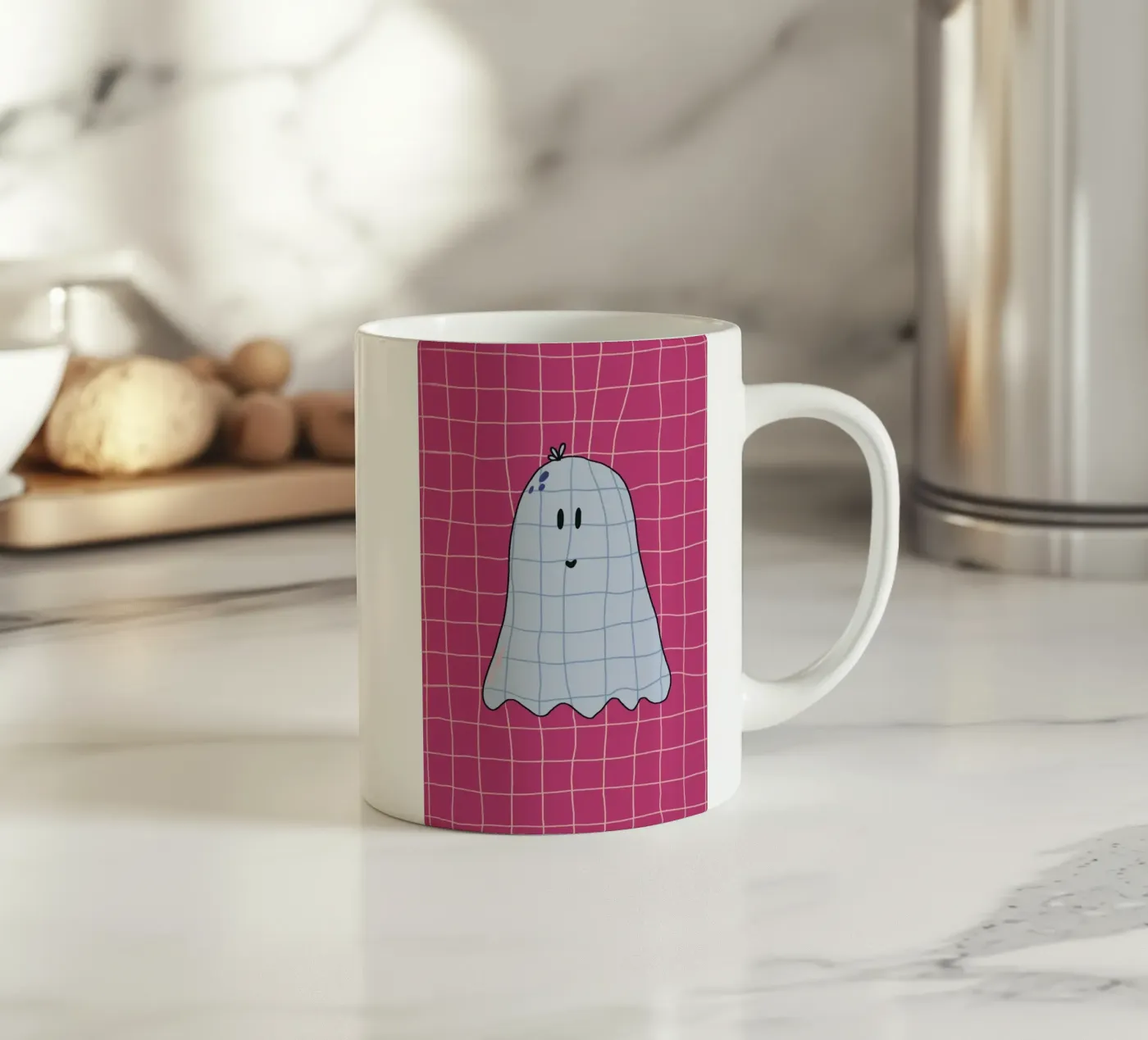Ghosting Keramik Tasse von Beeeplan