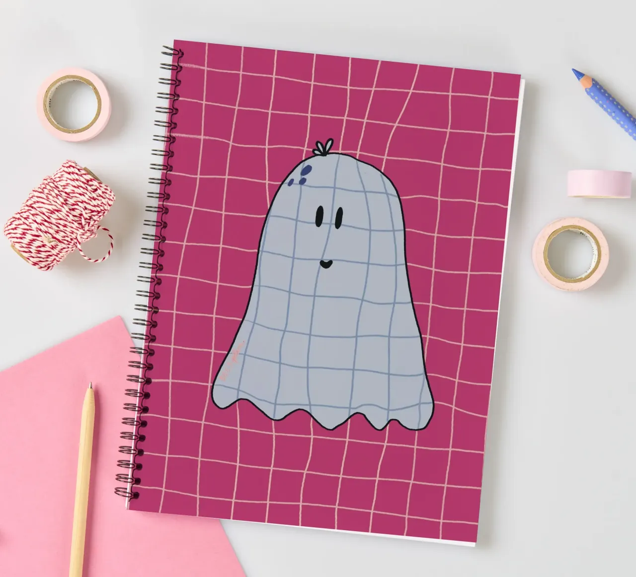 Ghosting spiral notebook by Beeeplan