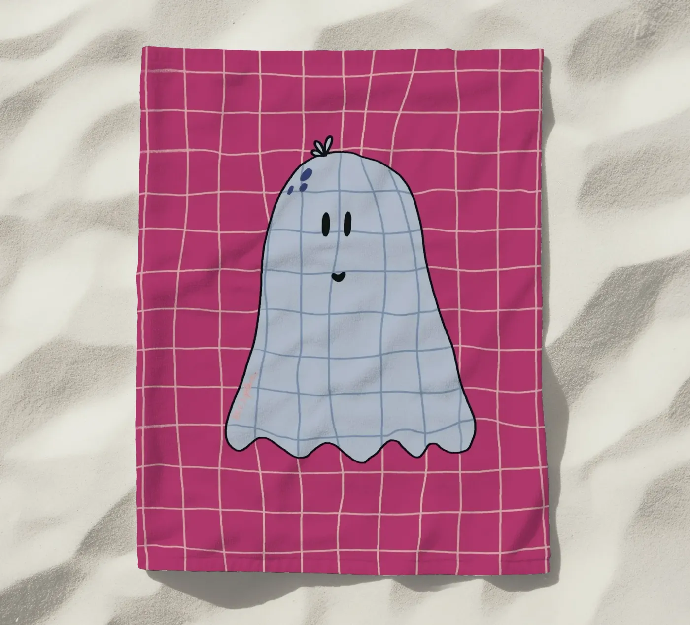 Ghosting strandhanddoek van Beeeplan