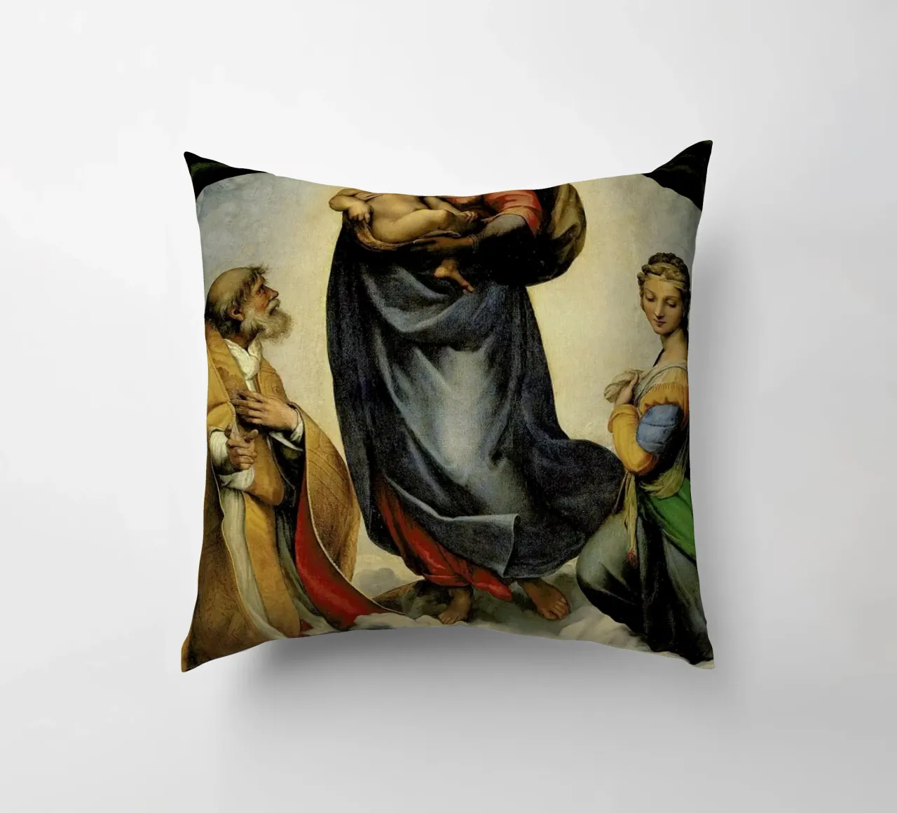 Raphael - The Sistine Madonna cuscino da Vintage by JUNIQE