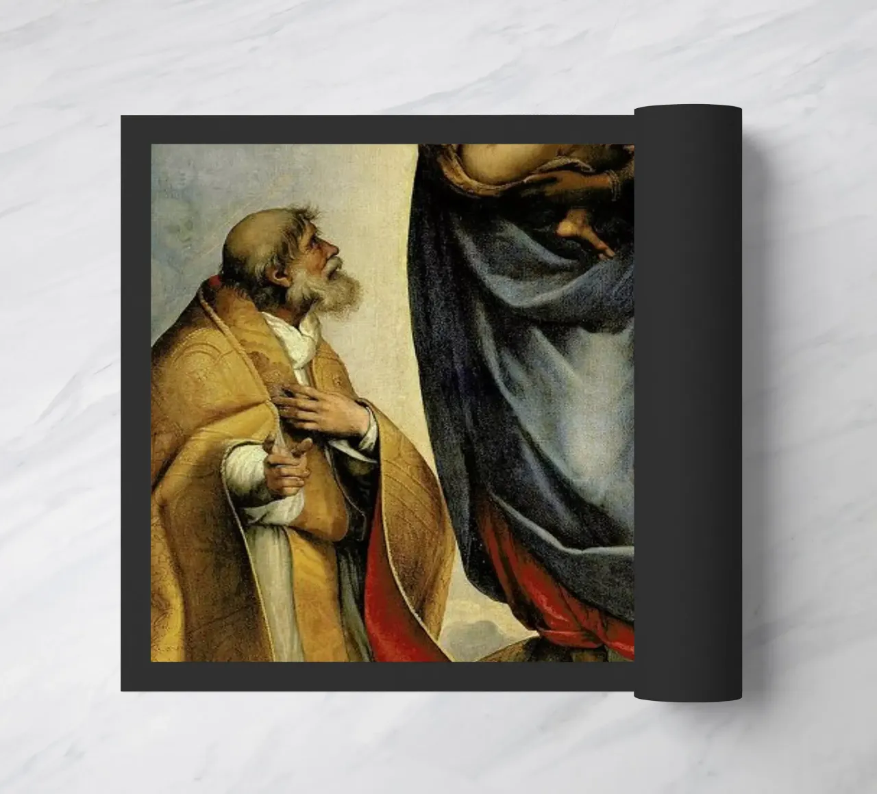 Raphael - The Sistine Madonna zerbino da Vintage by JUNIQE
