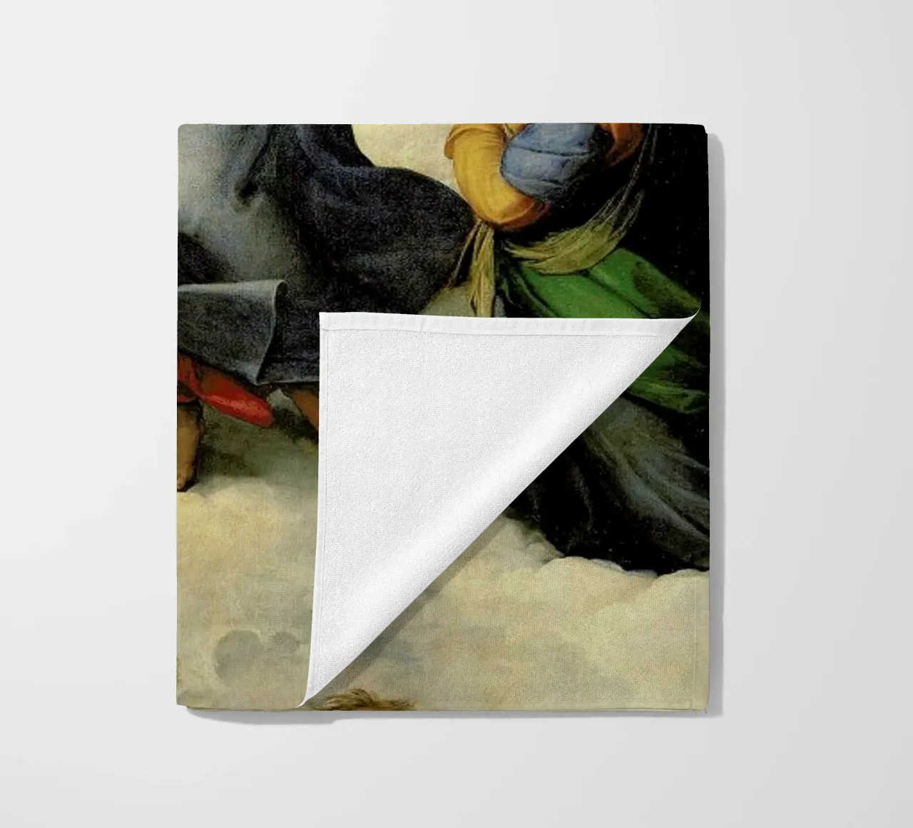 Raphael - The Sistine Madonna serviette de plage de Vintage by JUNIQE