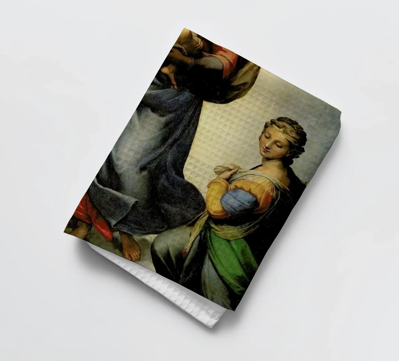 Raphael - The Sistine Madonna canovaccio da cucina da Vintage by JUNIQE