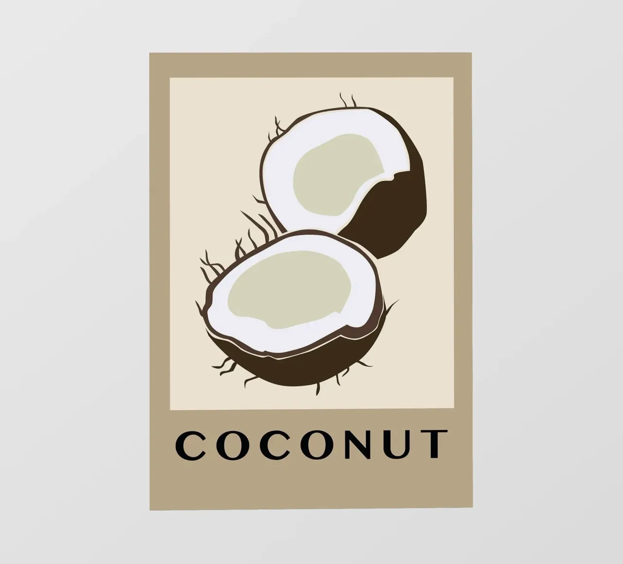 frutta di cocco telo in pvc da Bernadette Miller