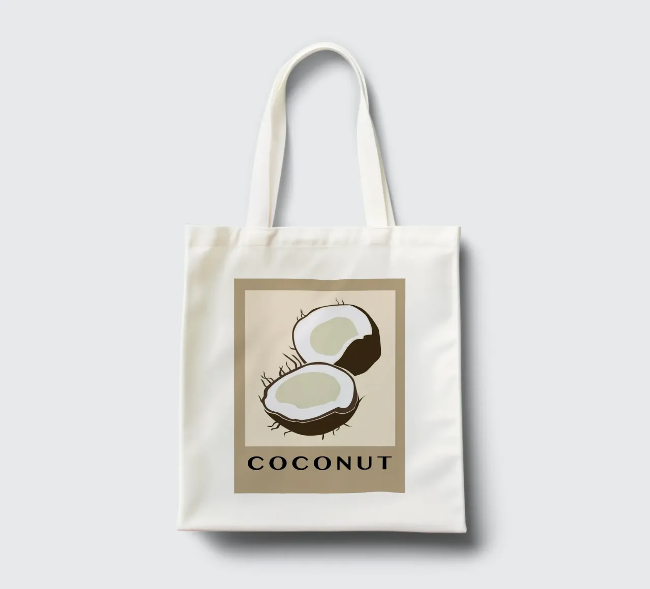 frutta di cocco borsa in juta da Bernadette Miller