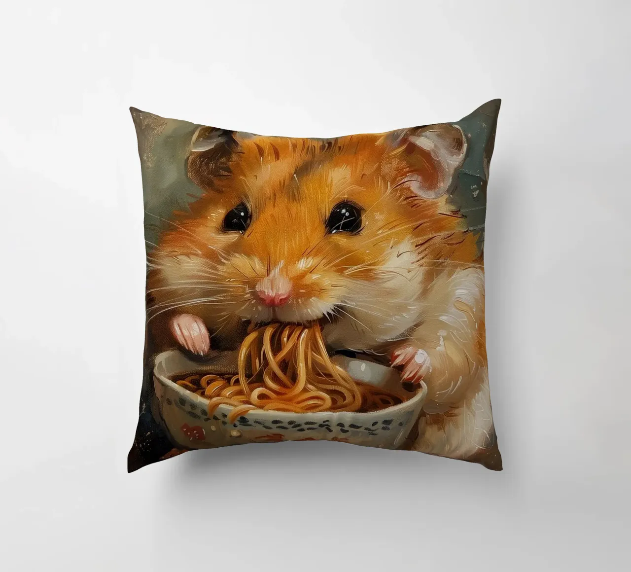 tagliatelle per criceti cuscino da Bernadette Miller