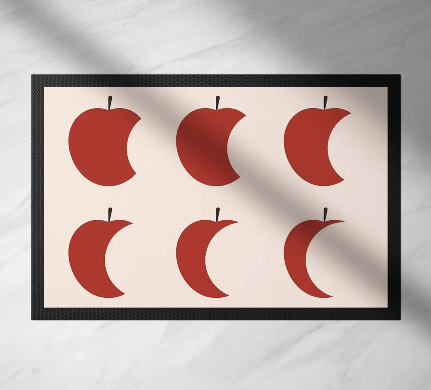 apple fruit deurmat van Bernadette Miller