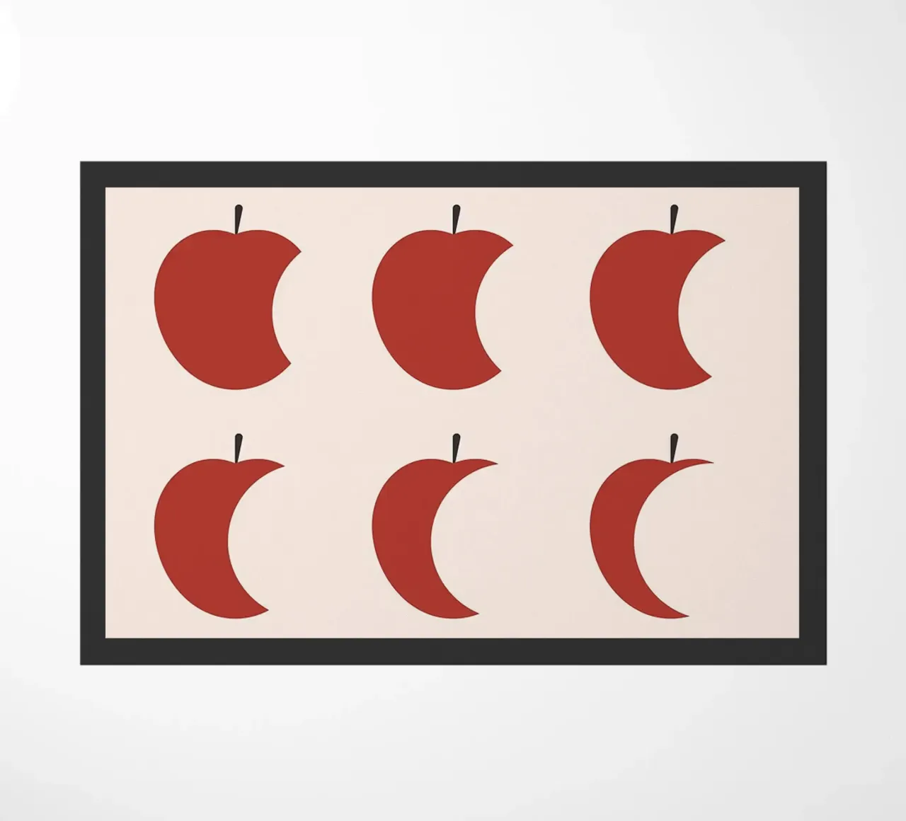 appelfruit deurmat van Bernadette Miller