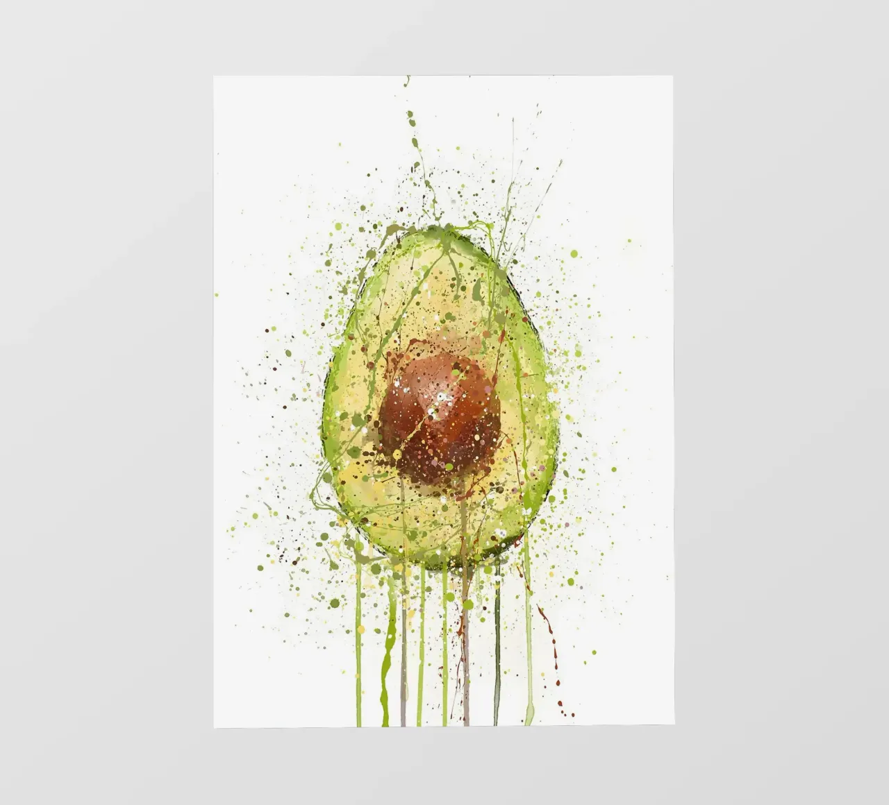 avocado frutto pellicola backlit da Bernadette Miller
