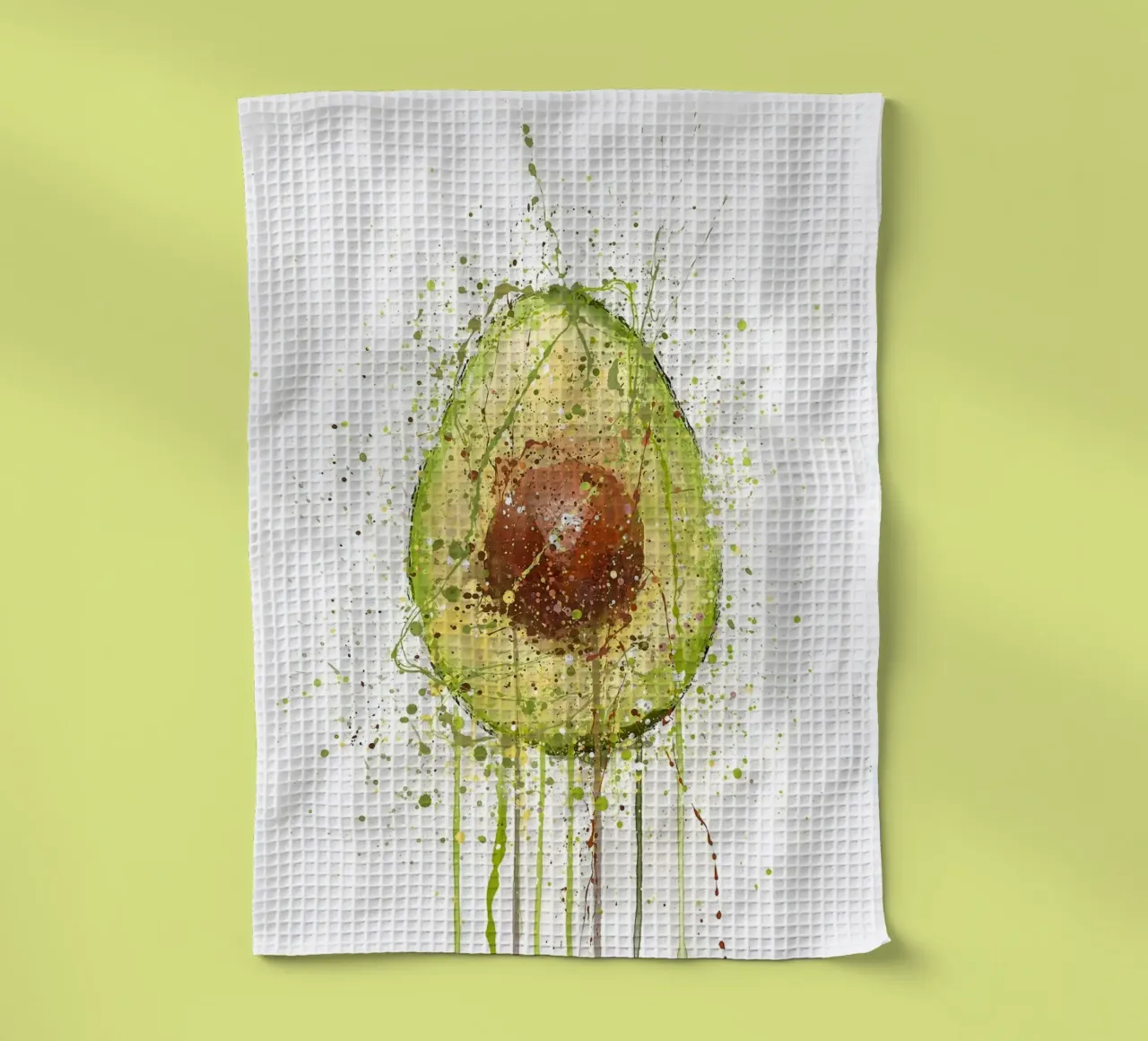 avocado frutto canovaccio da cucina da Bernadette Miller
