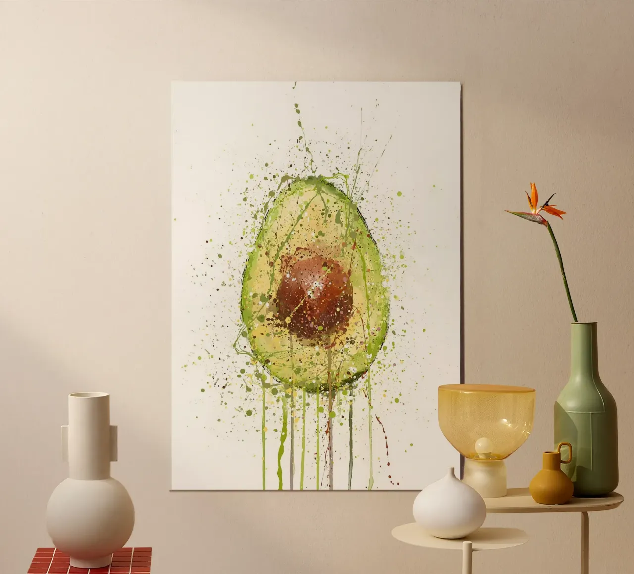 avocado frutto alluminio dibond da Bernadette Miller
