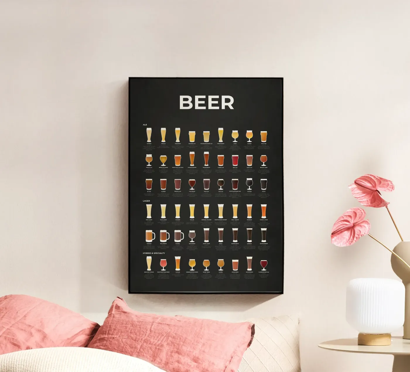 beer acryl van Bernadette Miller