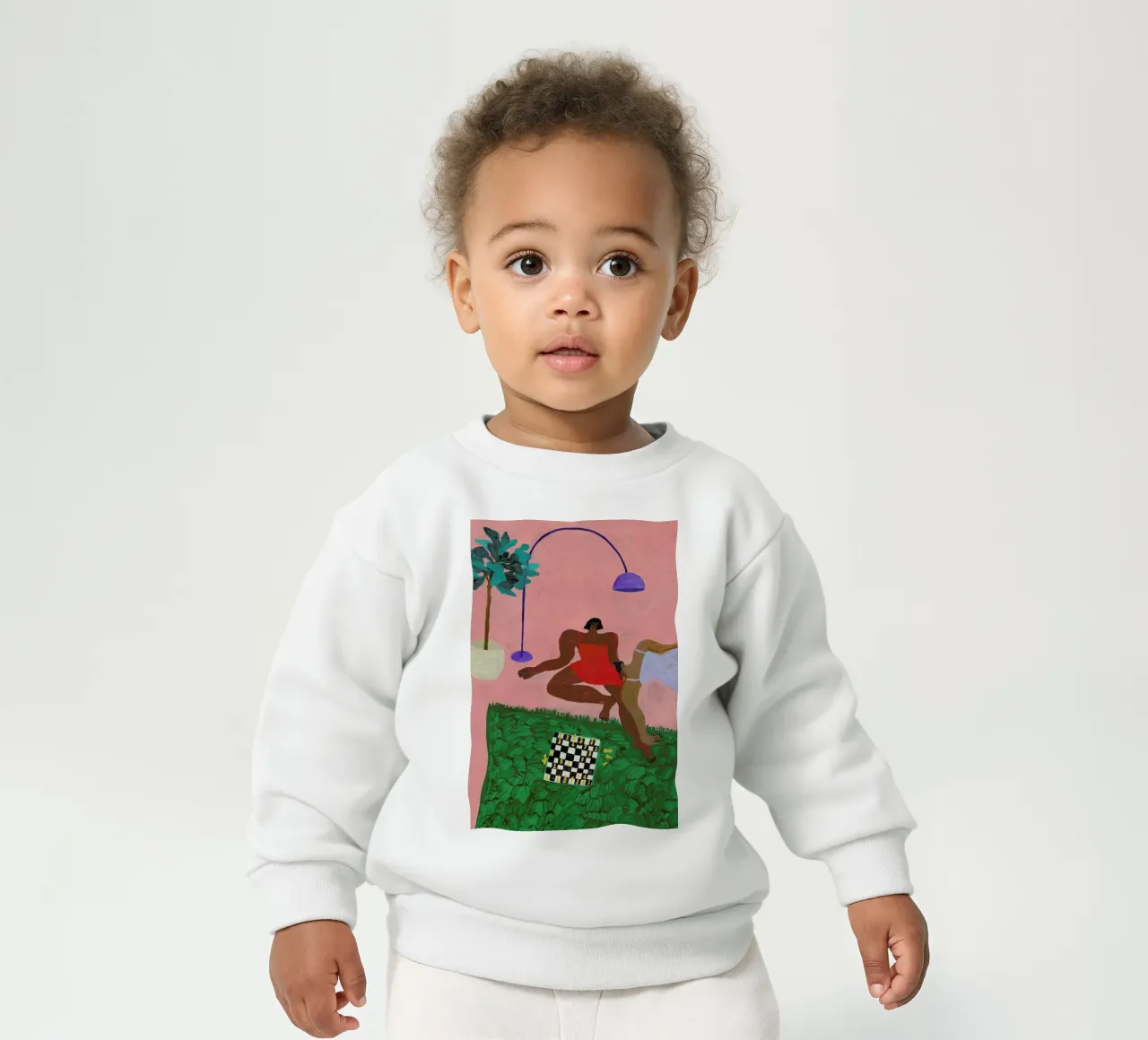 Playing Chess felpa neonato da Nudes and Croissants