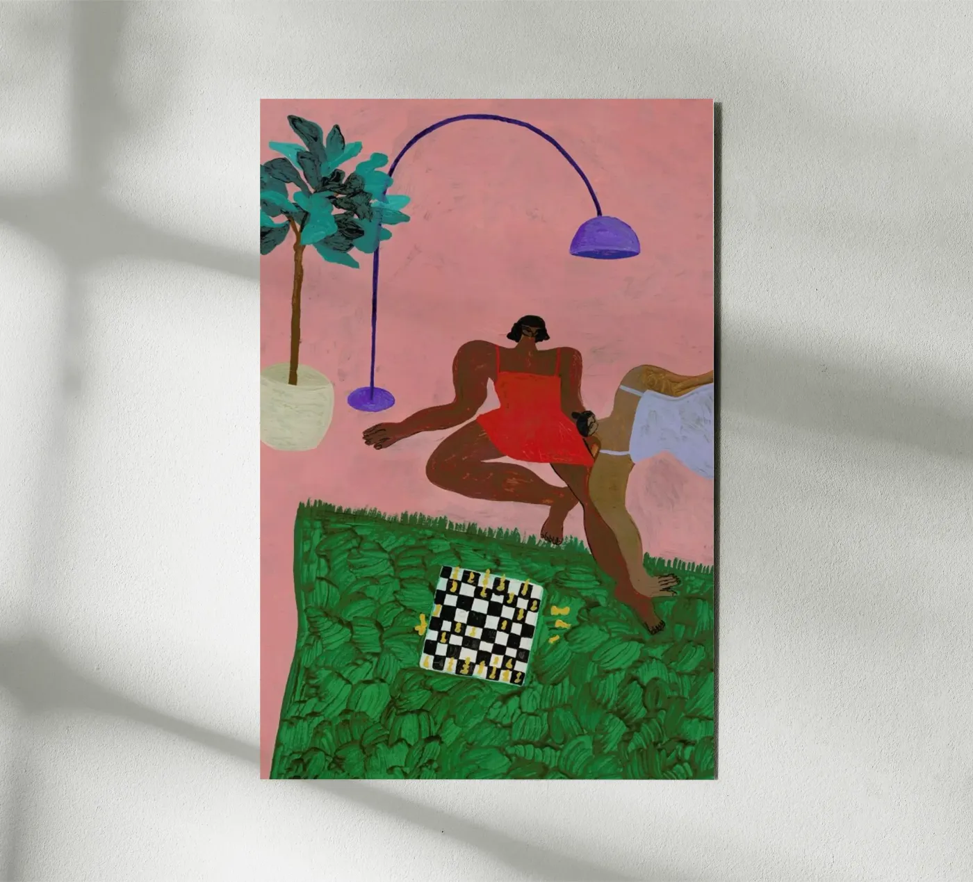 Playing Chess forex plate by Nudes and Croissants