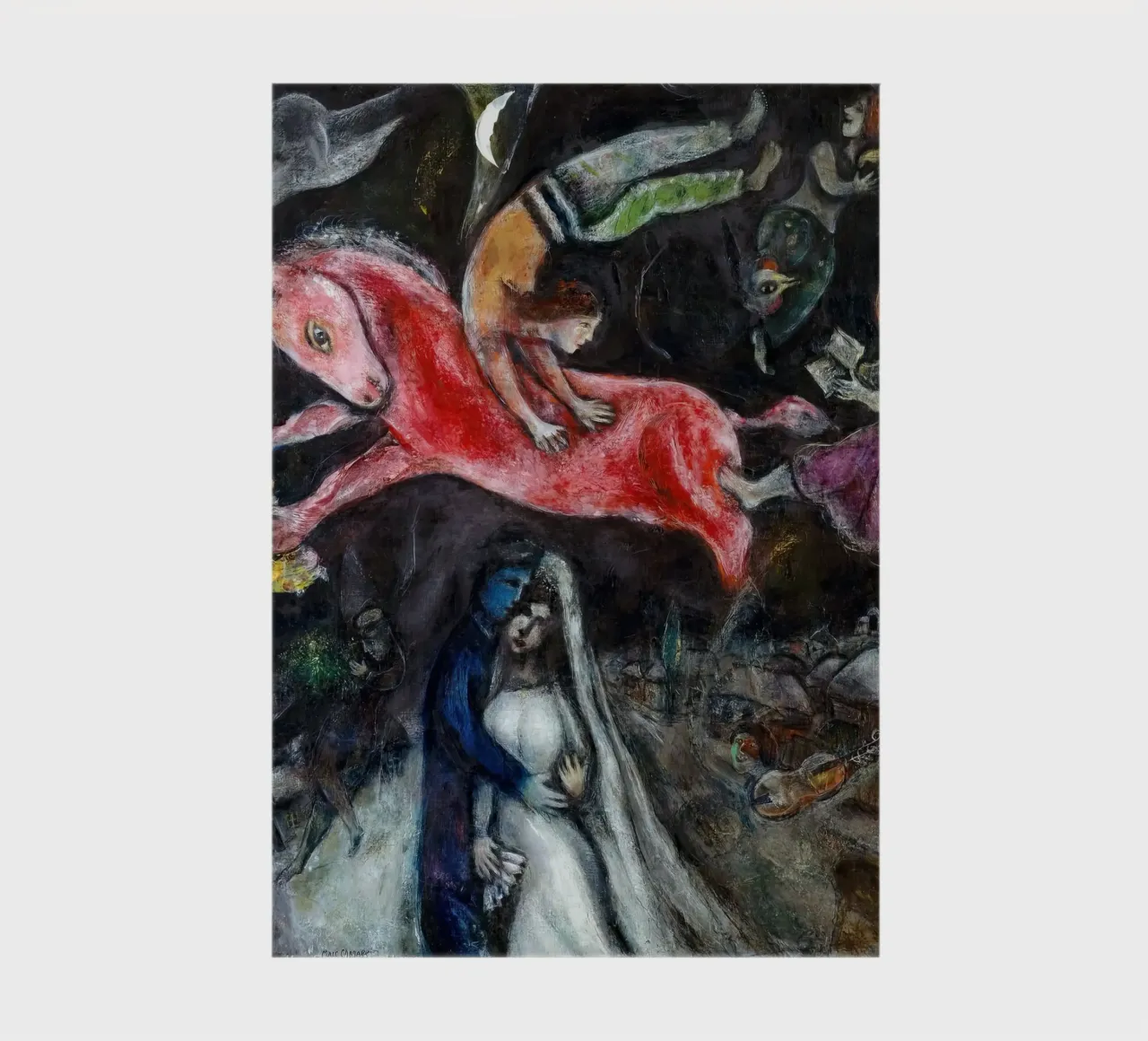 Marc Chagall A red horse notebook by MC Exhebition